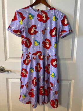 Disney Little Mermaid Ariel Flounder Cakeworthy Dress NWT Medium Princess Disney